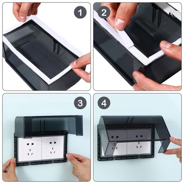 Sprutsikker Box Outlet Case HVIT White