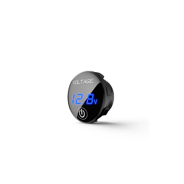 Digital Voltmeter Batterikapacitetsmåler BLÅ Blue