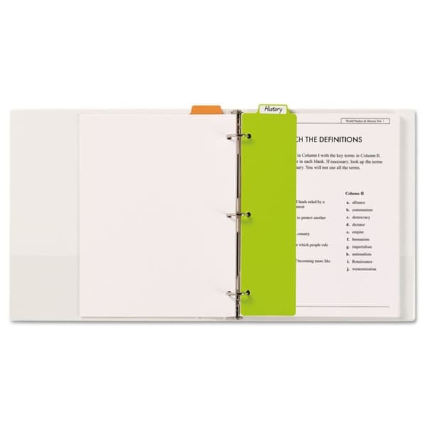 Binder Divider Bokmerke Index Dividers