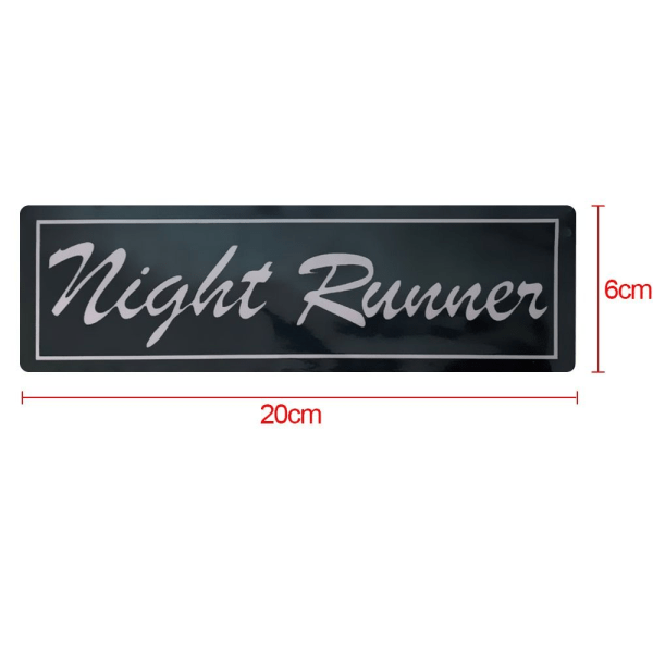 LED-bil-klistremerke Frontrute-klistremerke Night Runner