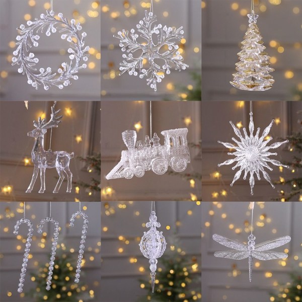 Julkristallhängen Julgransprydnader STIL 6 Style 6