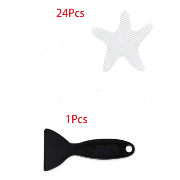 24 Stk Badekar Stickers Anti Slip Badekar Stickers Brusegulv Transparent 24 Pcs-24 Pcs