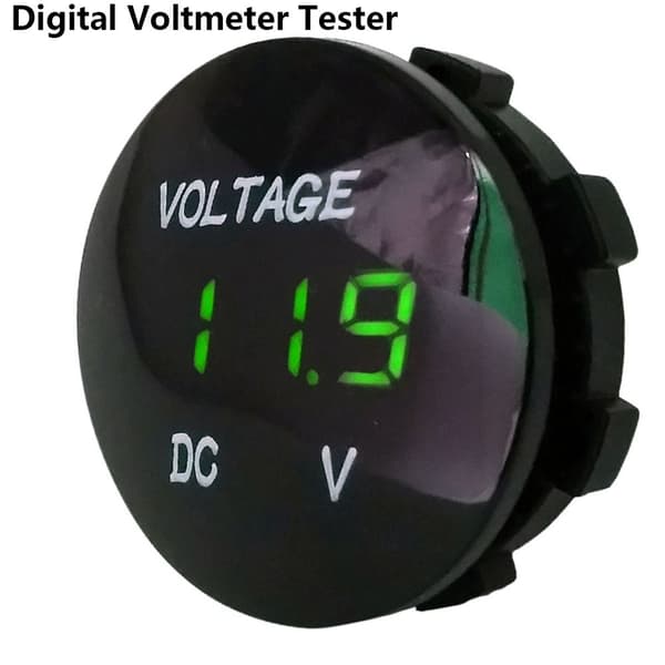 Digital Voltmeter Testare Voltmeter LED Display Panel grön