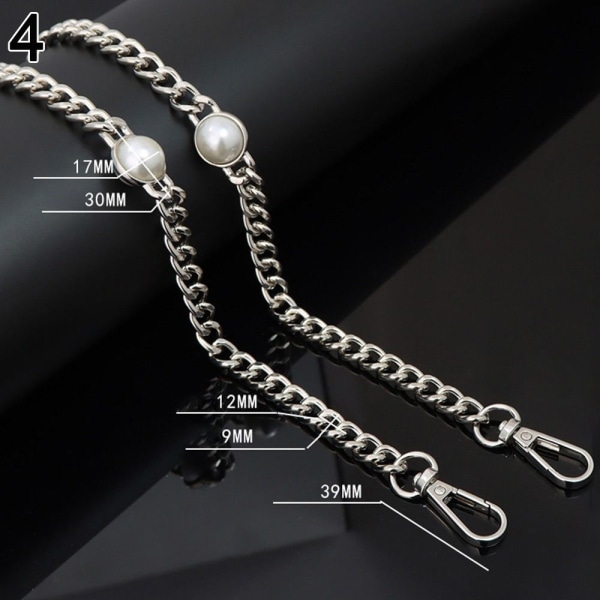 Metal Balls Chain Icke-blekande kedja 4 4 4