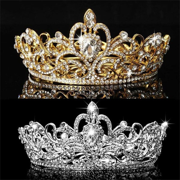 Prinsesse Krone Tiaraer til Piger SØLV silver