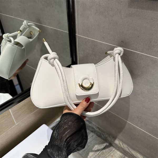 Axelväska Underarmsväska VIT white