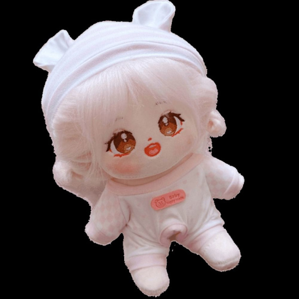 Nya Söta Kläder 20cm Doll Pyjamas BRUN Brown