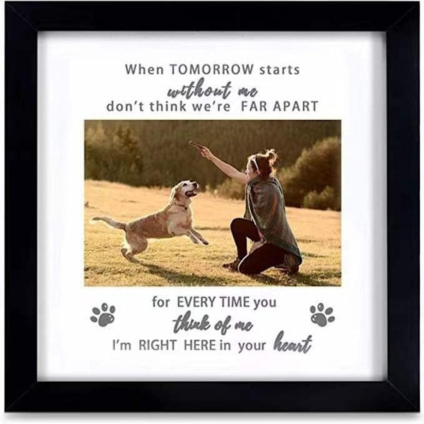 Hundesouvenir fotoramme Pet Memorial fotoramme B B