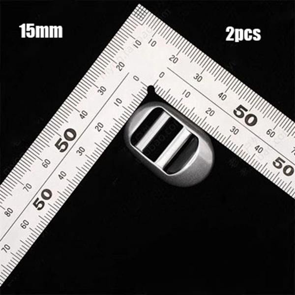 2st Metall Stege Lås Slider Justera Spännen 20MM 20mm