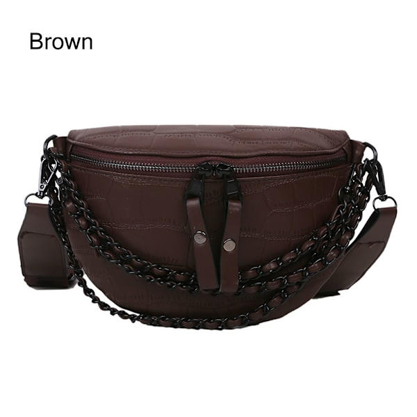 Crossbody laukku naisille säädettävällä hihnalla RUSKEA Brown