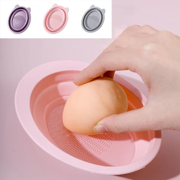 2st Makeup Brush Cleaner Tvättskål GRÅ GRÅ grey