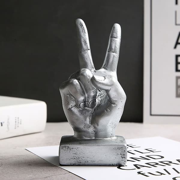Gest Finger Model Decoration Victory Gesture Decoration