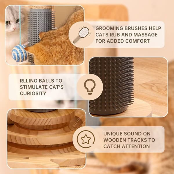 Pet Toy Interactive Cat Toy Scratcher Board