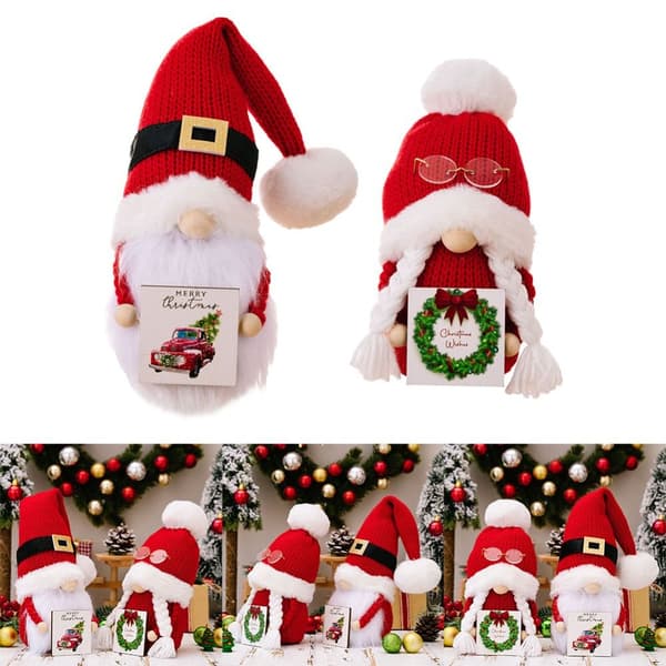 Christmas Gnome Doll Pehmo Xmas Elf A A A