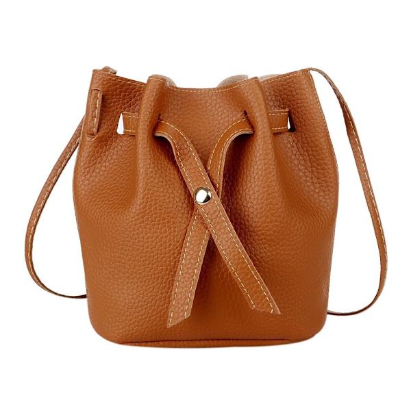 Bucket Bag Modeväska BROWN 2 BROWN 2 Brown 2