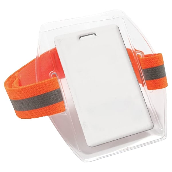 2st Arm Badge Hållare Armband Korthållare ORANGE orange