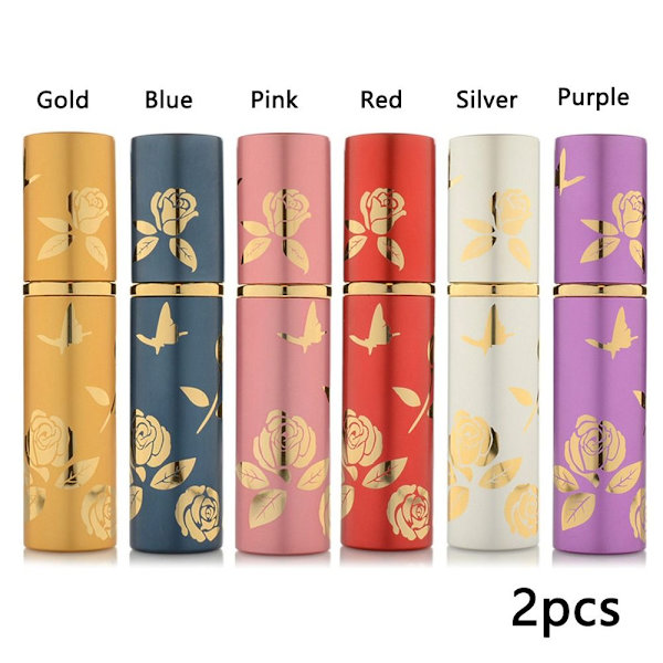 2 kpl uudelleentäytettävät hajuvesipullot kosmetiikkasäiliöt SININEN 2 kpl Blue 2Pcs-2Pcs