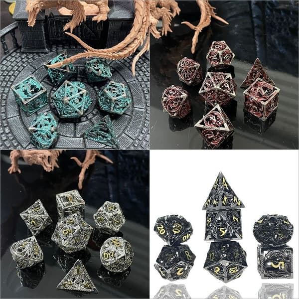Metal terningsett Spill Terning C C C