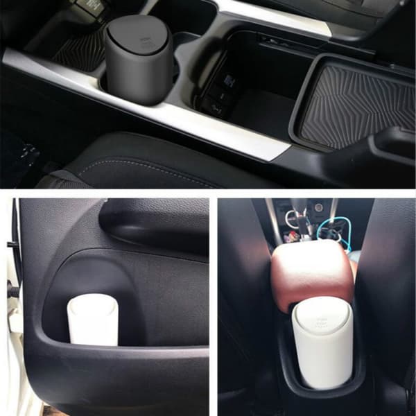 Auton roskakoriin case CAN White