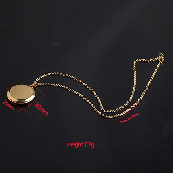 2 kpl kaulakoru Photo Locket SILVER Silver