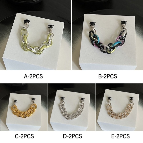 2STK/SETT Sko Kjeder Sko Charms A-2STK A-2STK A-2PCS