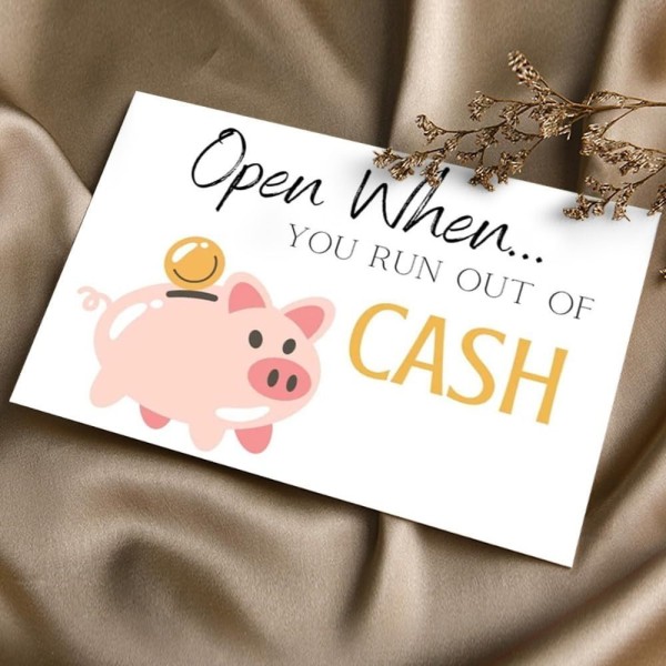 Öppna när kuvert Piggy Öppna kuvert Kit Kuvertdekoration