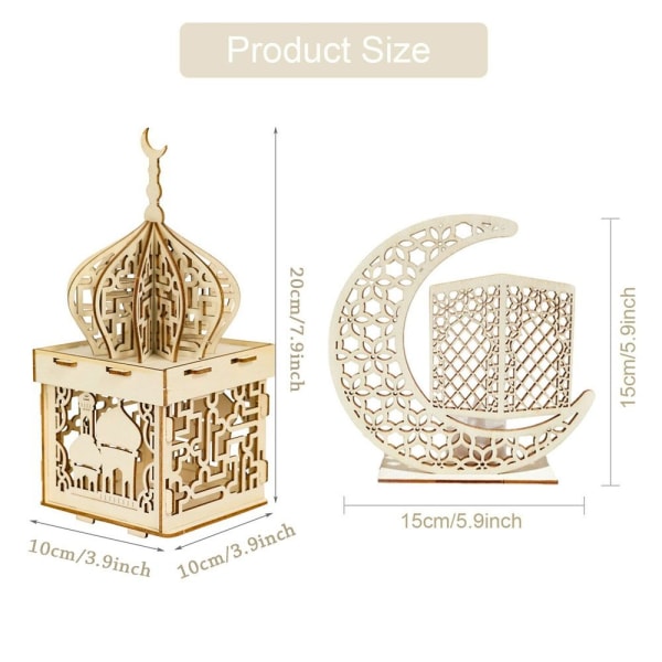 Eid Mubarak LED-lampor STYLE 10 STYLE 10