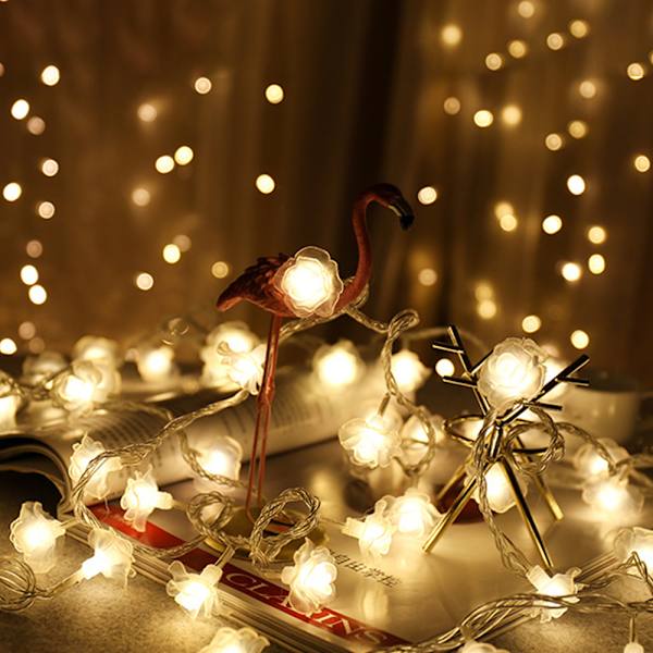 LED Nattlys Fairy String Lights FARGE FARGE colour