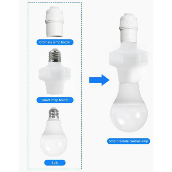 Smart Timer Switch E27 Lampeholder 3 3 3