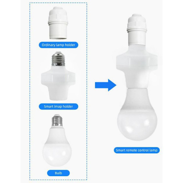 Smart Timer Switch E27 Lampeholder 4 4 4