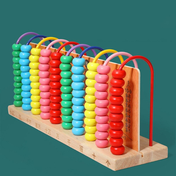 Puinen Abacus-laskentahelmi C C C
