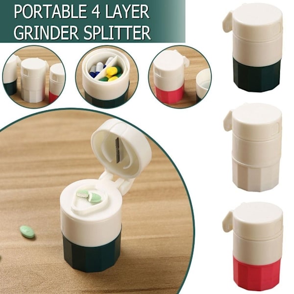 Pulver Tablettkvarn Pulver Pill Cutter VIT White