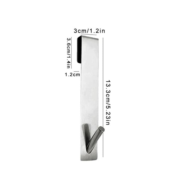 Duschkrok Morgonrockskrokar SILVER S S Silver S-S