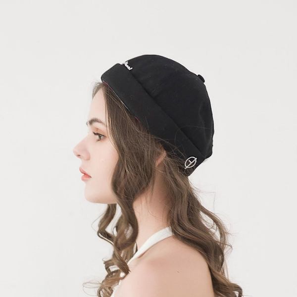 Bomull Docker Cap Beanie Hats GRÅ GREY