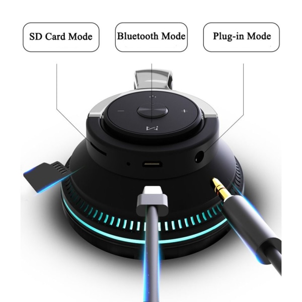 Aktiva brusreducerande hörlurar Bluetooth hörlurar BLÅ Blue