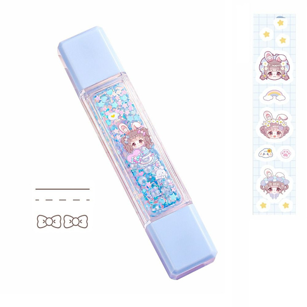 Outline Marker Pen Double Ended Outline Penna BLÅ Blue