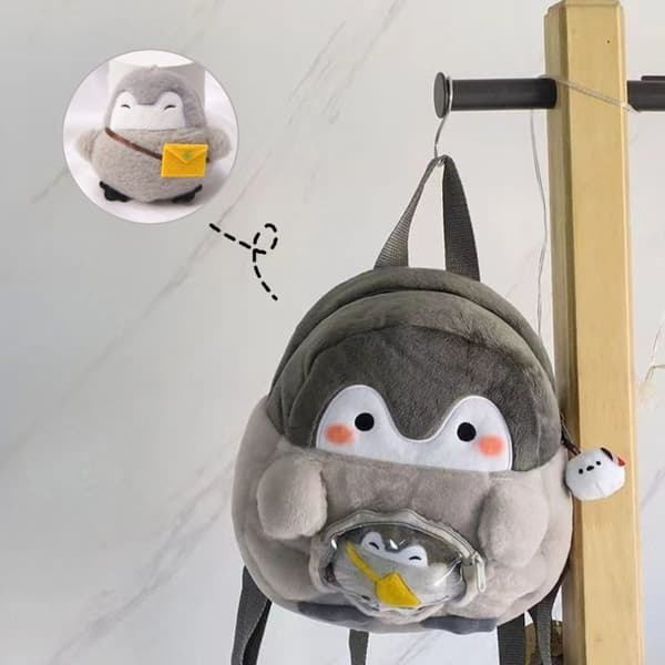 Penguin Backpack Cartoon Backpack INGEN TILBEHØR INGEN TILBEHØR no accessories