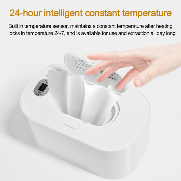 Babyservietter Varmer Wipe Heater HVIT white