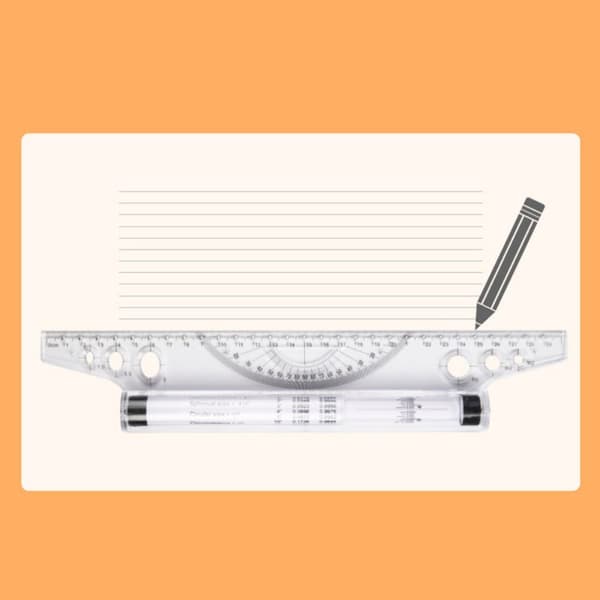Parallel Rullelineal Math Tegning Lineal 30CM 30CM 30CM