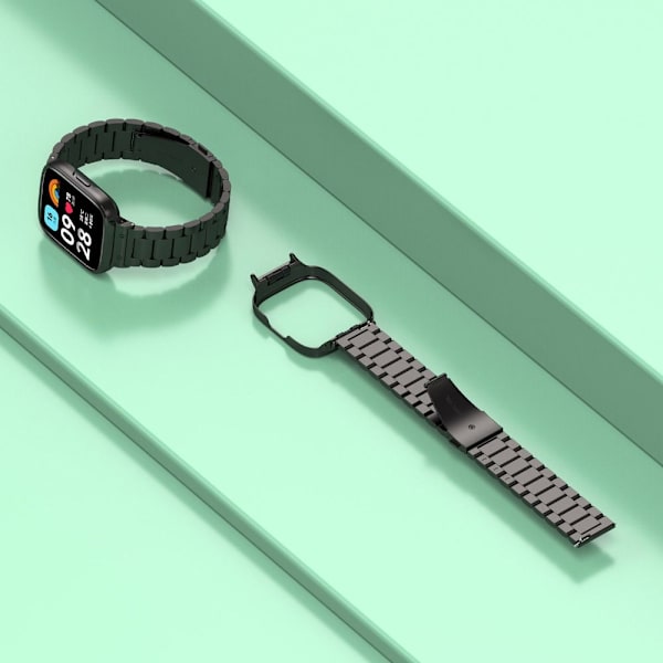 Armbånd i rustfrit stål SORT black