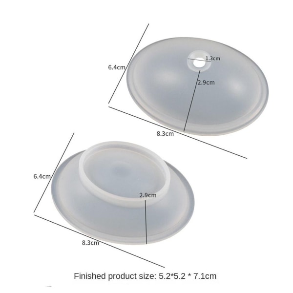Drageæg Ornament Silikoneform BASEFORM BASEFORM base mold