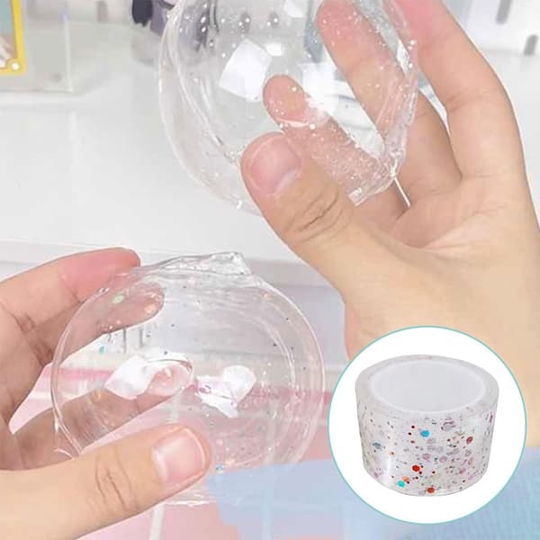 1 Meter Bubbeltejp Blåstejp 5CMX100CM STIL 2 STIL 2 5cmX100cmStyle 2