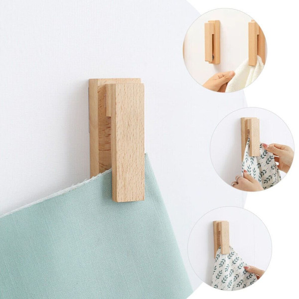 Håndklekrok Håndkleholder BØK TRE BØK TRE Beech Wood