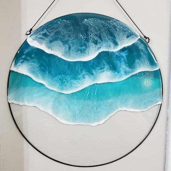 Wave Pendant Ocean Wall Hanging C C C