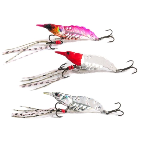 2st Räklurar Minnow Fiskedrag ROSA 11G pink 11g