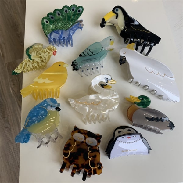 Hiuskynnet Duck Swan -klipsit 05 05 05