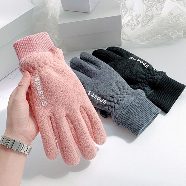 Lämpimät Naisten Käsineet Full Finger Gloves MUSTAJA NAISTEN NAISTEN black Women-Women
