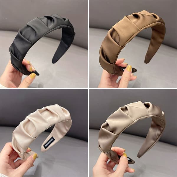 Breda hårband Hårband KHAKI khaki