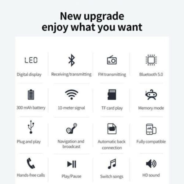 Bluetooth 5.0-mottagare kompatibel sändaradapter