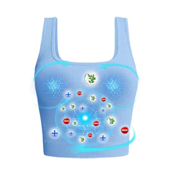 Ionic Shaping ærmeløs skjorte Ionic Shaping Vest BLUE S Blue S